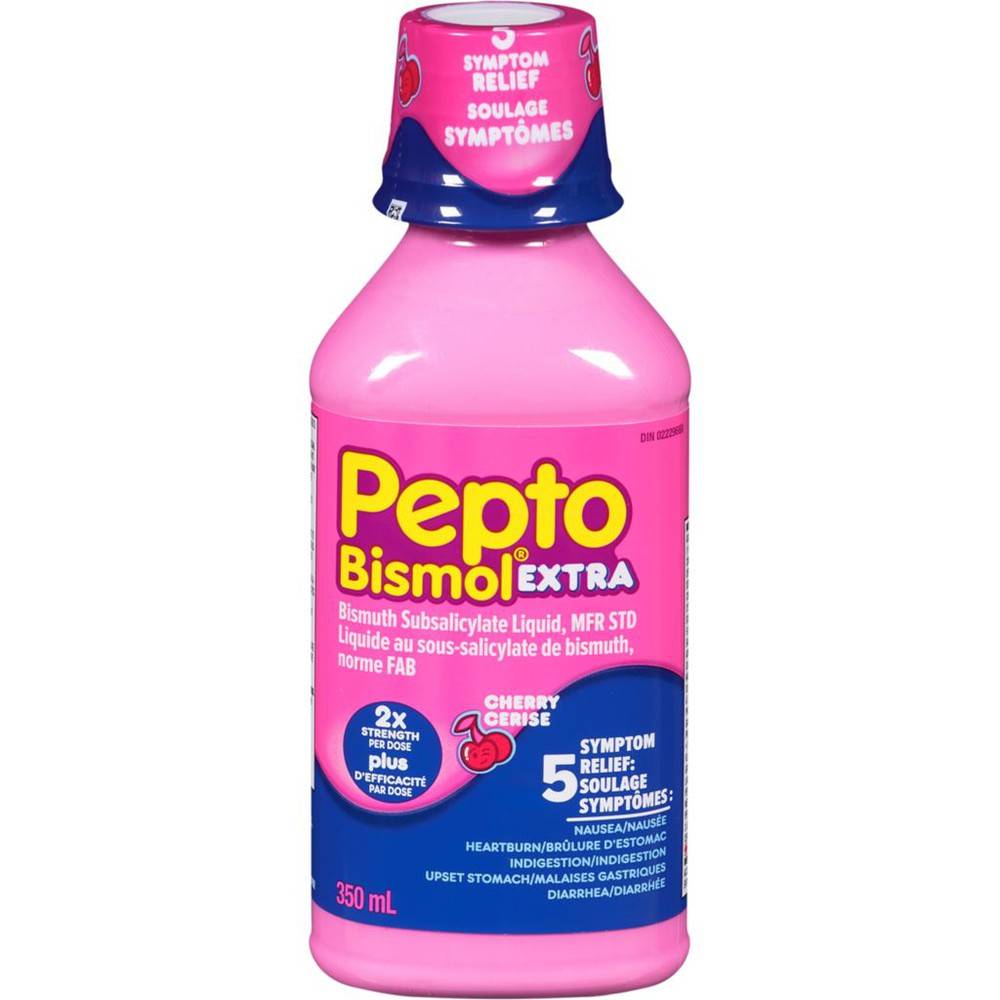 Pepto-Bismol 5 Symptom Relief Cherry Extra Strength (350 ml)