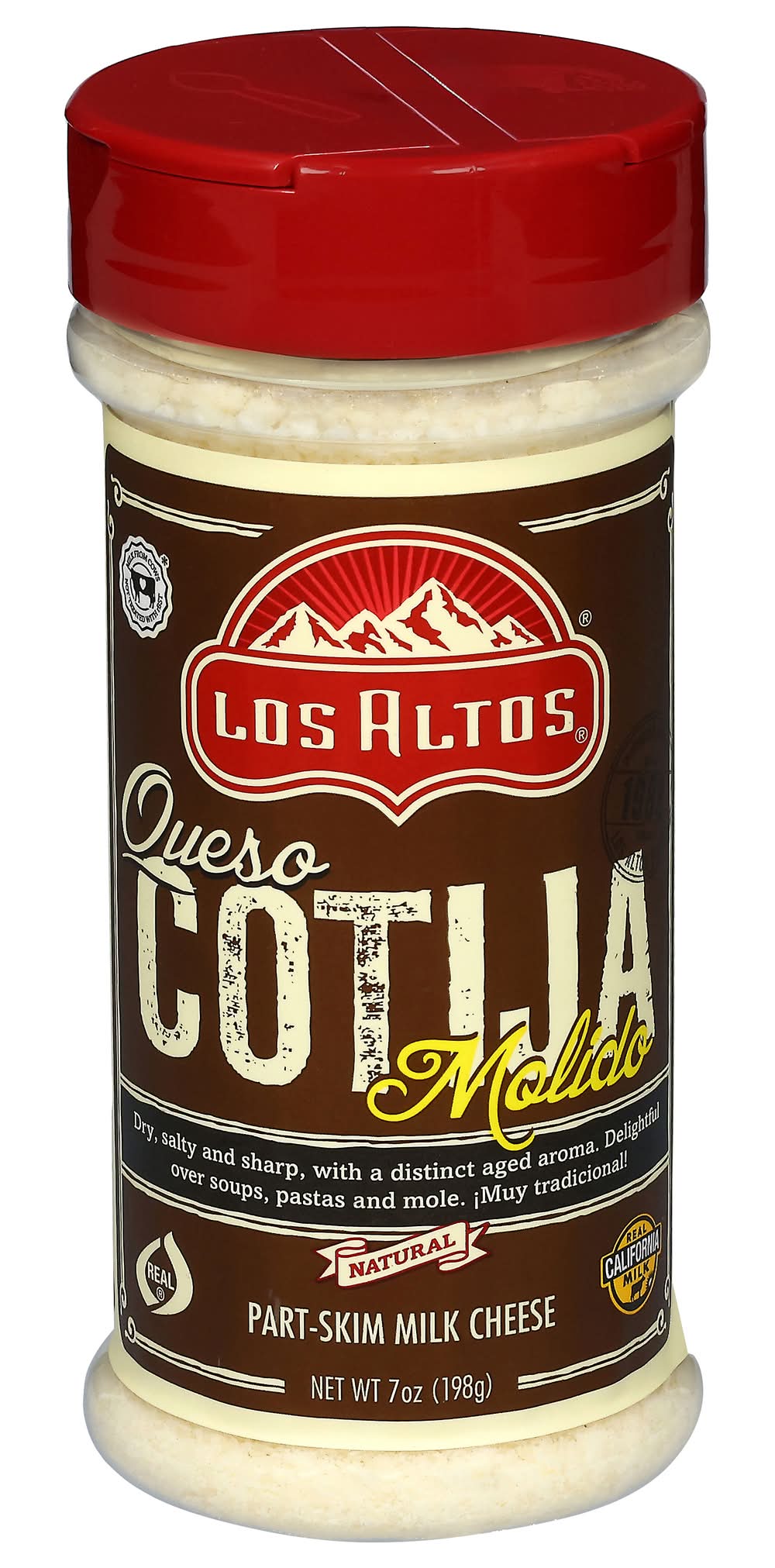 Los Altos Cotija Molido Shaker (7 oz)