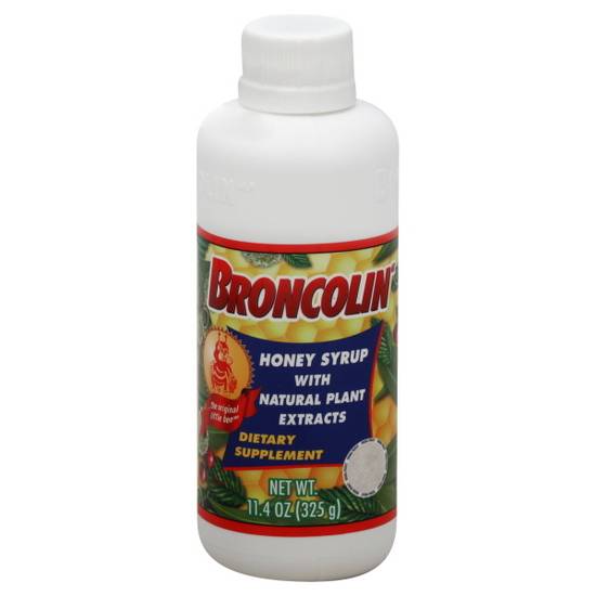 Broncolin Honey Syrup With Natural Plant Extracts