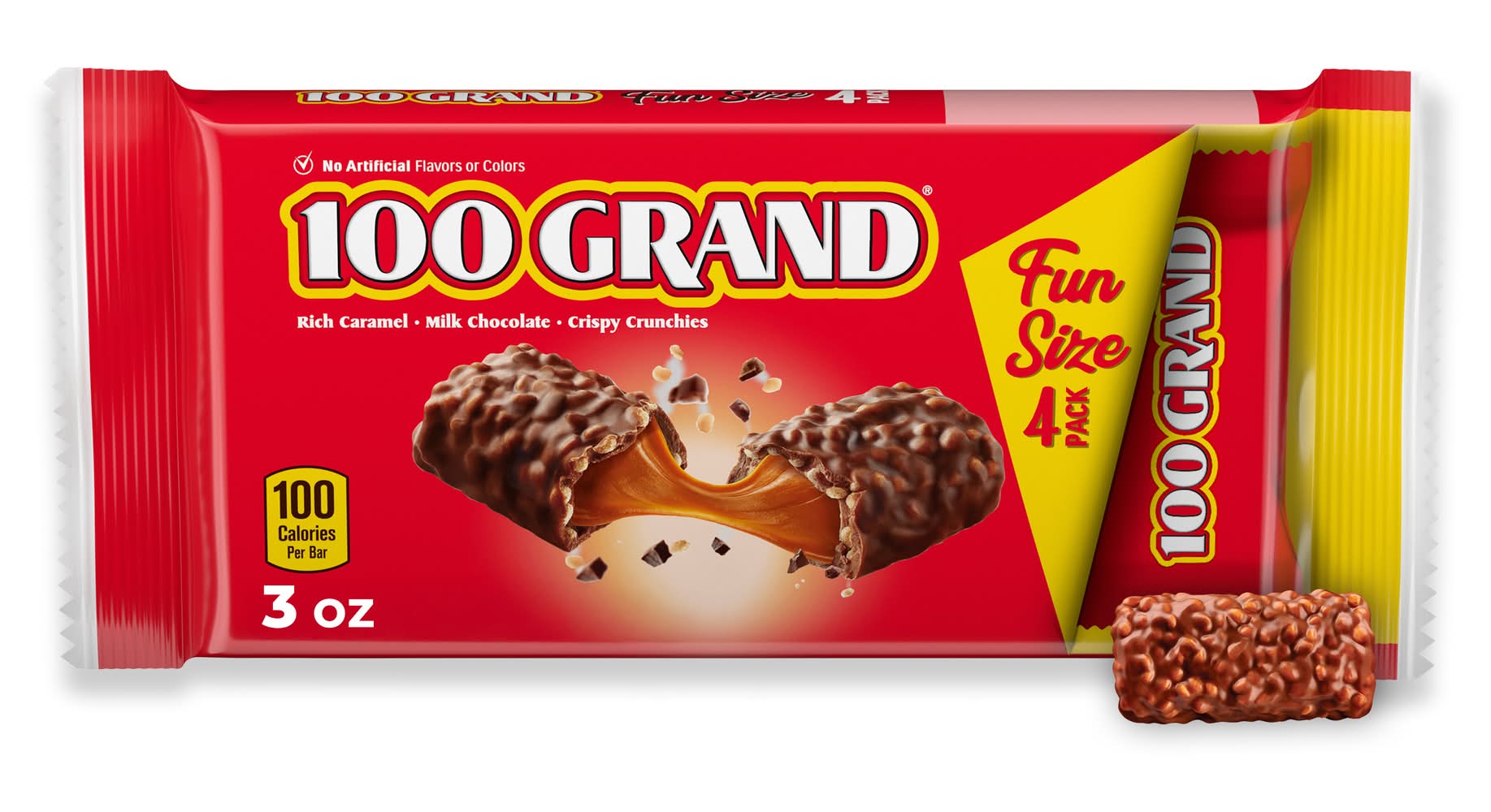 100 Grand Chocolate Bar (3 oz, 4 ct)