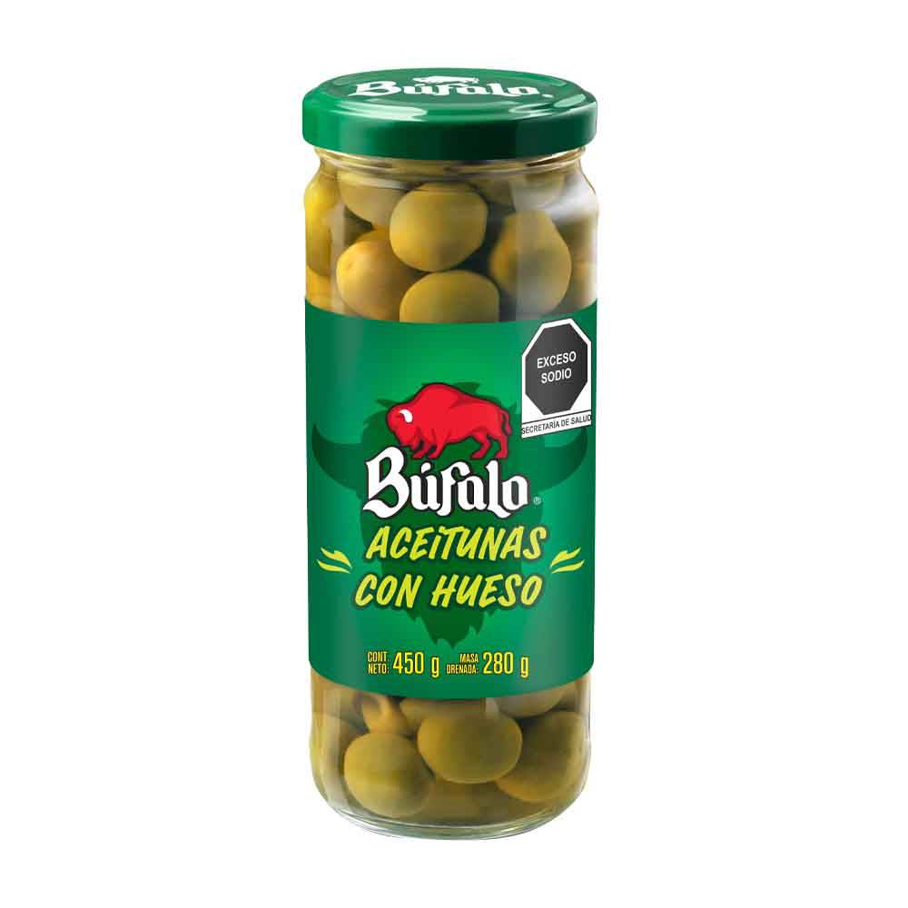 Búfalo · Aceituna manzanilla con hueso (450 g)