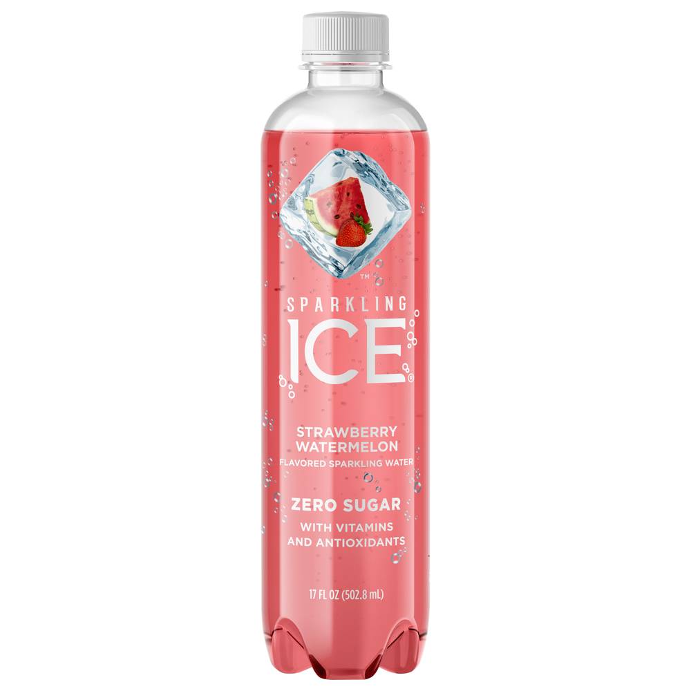 Sparkling Ice Spiked Zero Sugar Strawberry Watermelon Sparkling Water (17 fl oz)