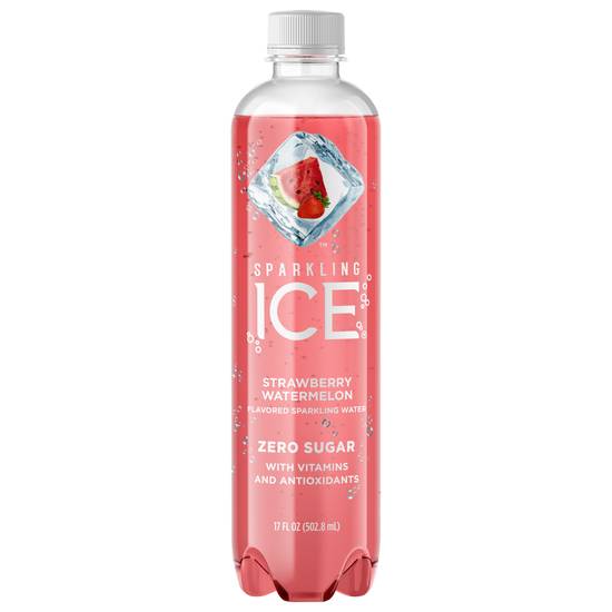 Sparkling Ice Zero Sugar Strawberry Watermelon Sparkling Water (17 fl oz)