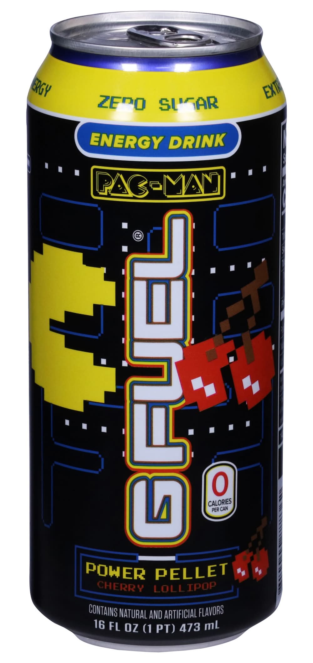 G FUEL Power Pellet Energy Drink, Cherry Lollipop (16 fl oz)