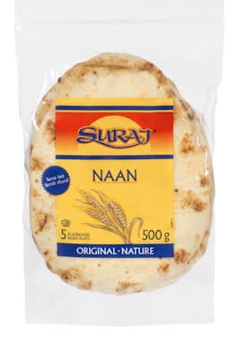 Suraj naans aromatisés - flavored naans (5 unités) (original)