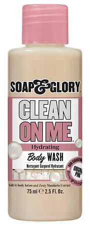 Soap & Glory Clean on Me Clarifying Body Wash Original Pink, Fruity - Floral (2.5 fl oz)