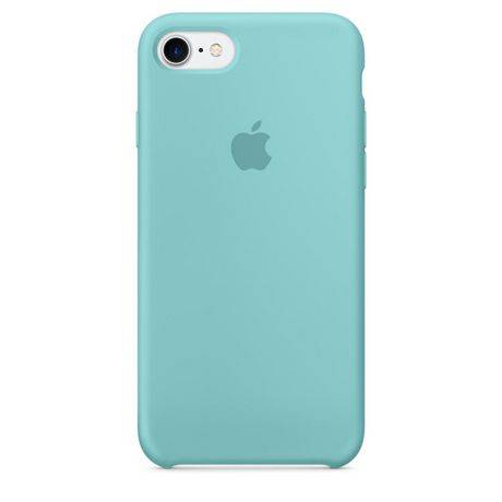 Apple Iphone 7 Silicone Case (Color: Blue)