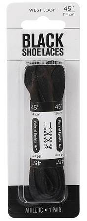 West Loop Athletic Lace Black, 45"