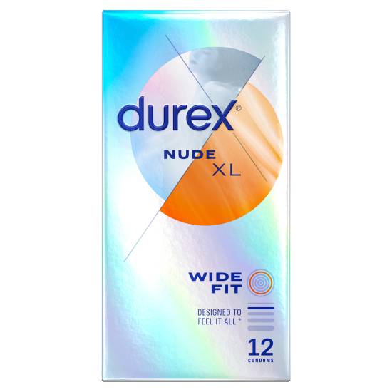 Durex Invisible Wide Fit Condoms (size xl )