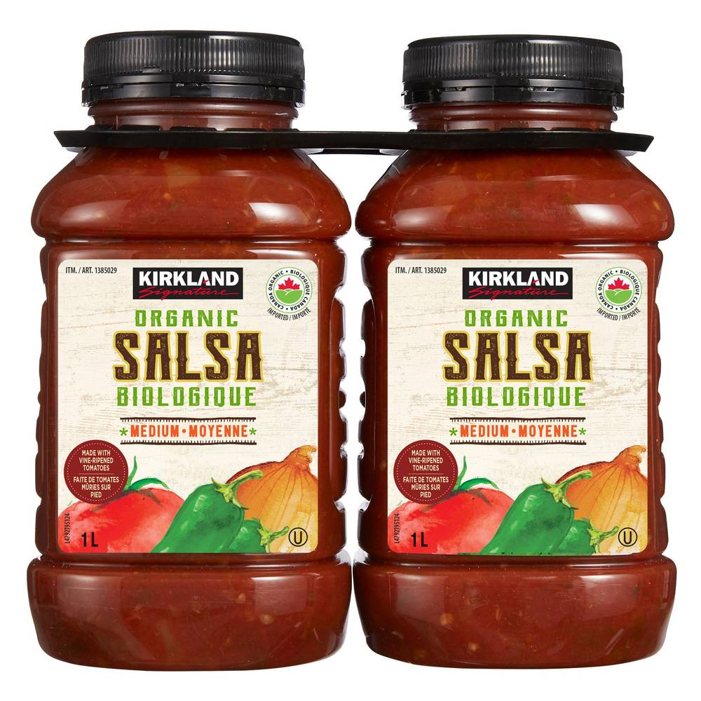 Kirkland Signature Salsa Biologiques (2 x 1 L) - Organic Salsa (2 x 1 L)