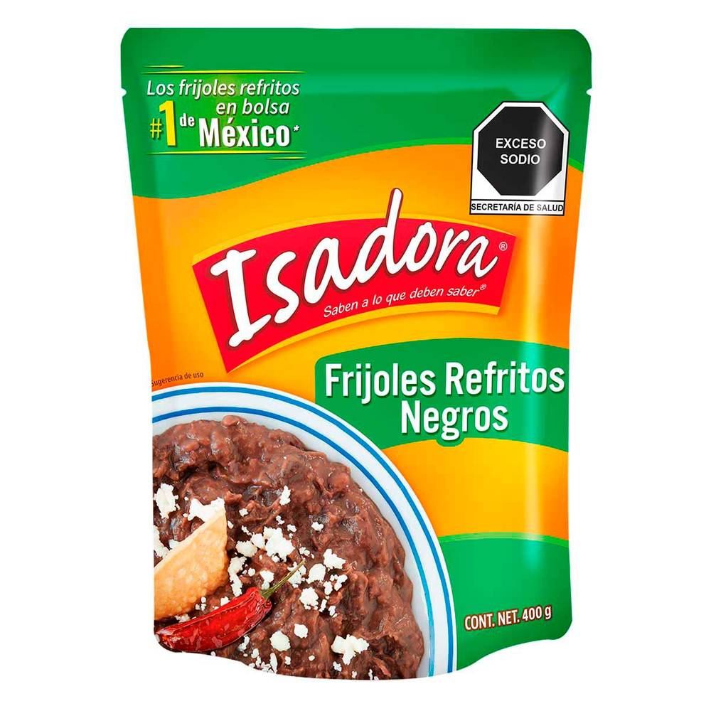 Isadora · Frijoles refritos negros (400 g)