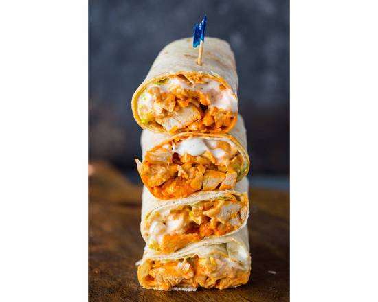 Spicy chicken wrap