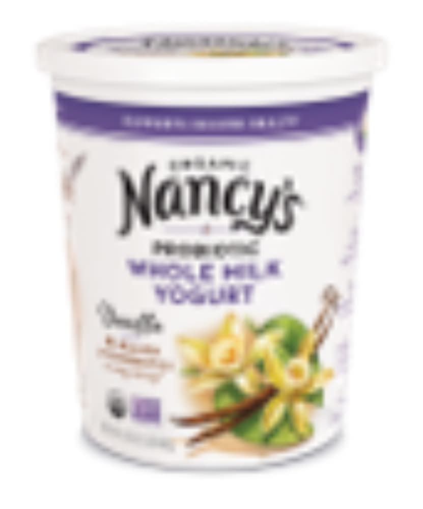 Nancy's Organic Probiotic Whole Milk Yogurt, Vanilla (32 oz)