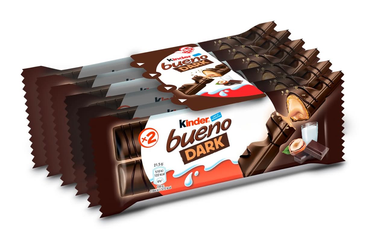 Barre Chocolatée Bueno Dark Kinder - le lot de 5