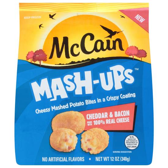 Mccain Mash-Ups, Cheddar & Bacon Mashed Potato Bites,