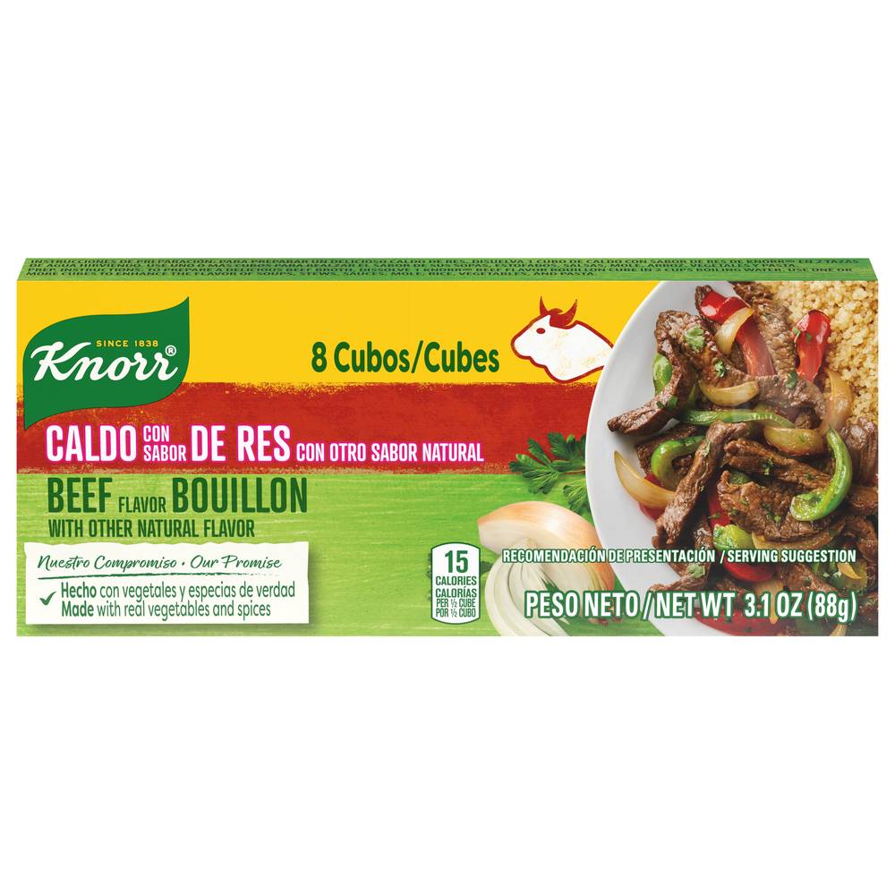 Knorr Caldo Con Sabor Res Beef Flavor Bouillon (3.1 oz)