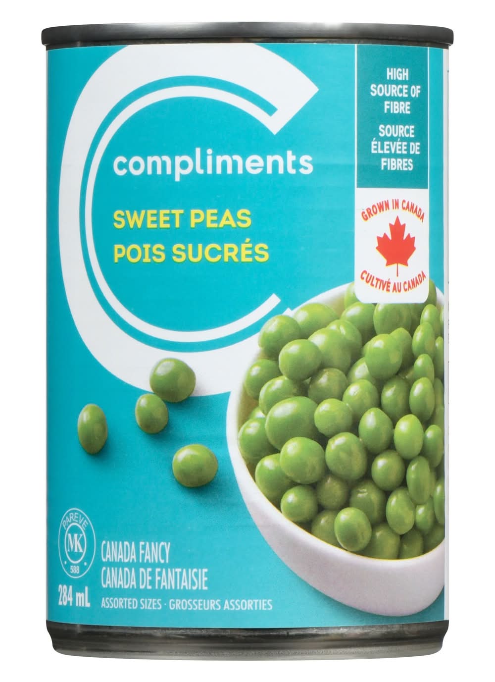 Compliments pois sucrés (284 ml) - sweet peas (284 ml)