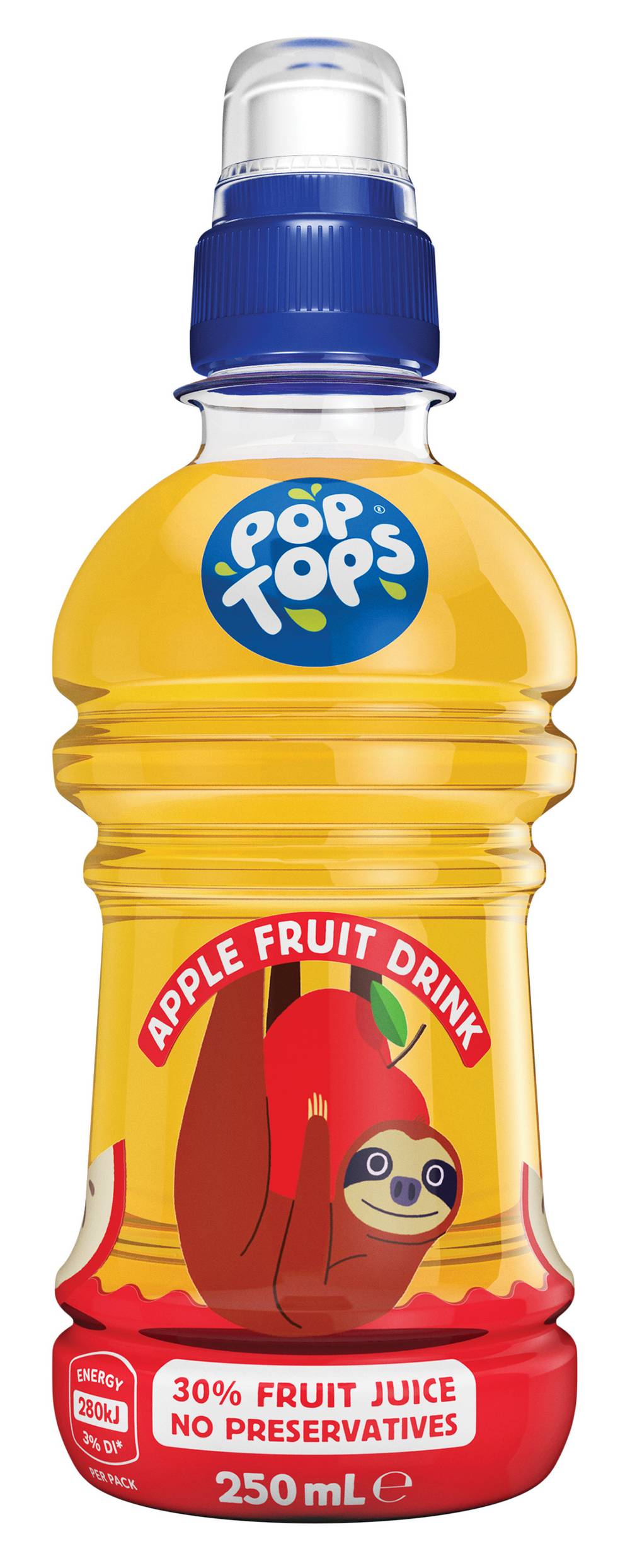 Pop Tops Apple Fruit Drink (250mL)