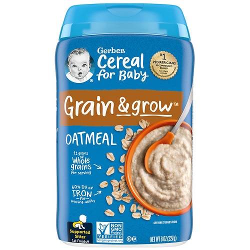 Gerber Single-Grain Oatmeal Baby Cereal Oatmeal - 8.0 oz