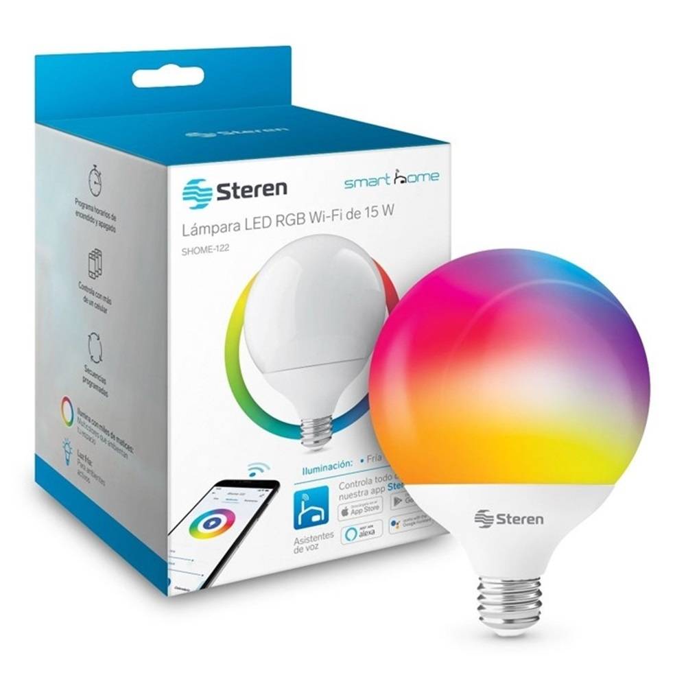 Steren foco led multicolor 15 w (1 pieza)