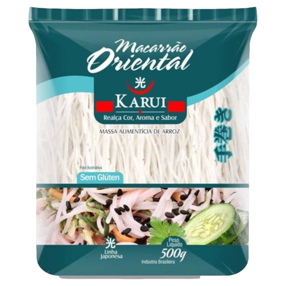 Karui macarrão oriental de arroz sem glúten (500 g)