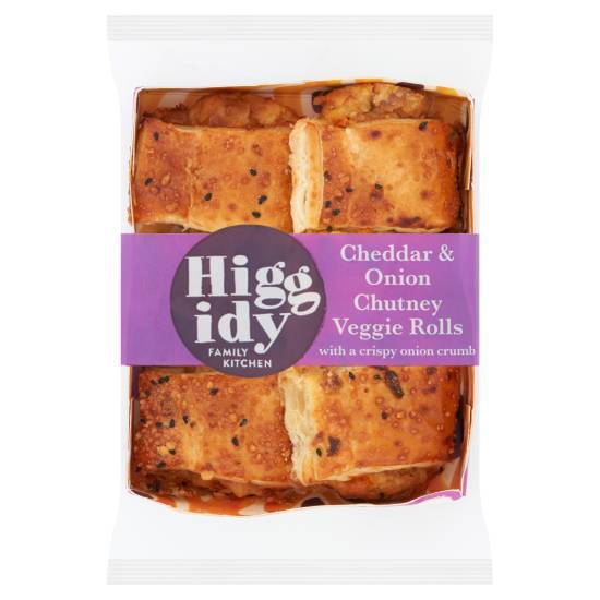 Higgidy Cheddar & Onion Chutney Veggie Rolls (160g)