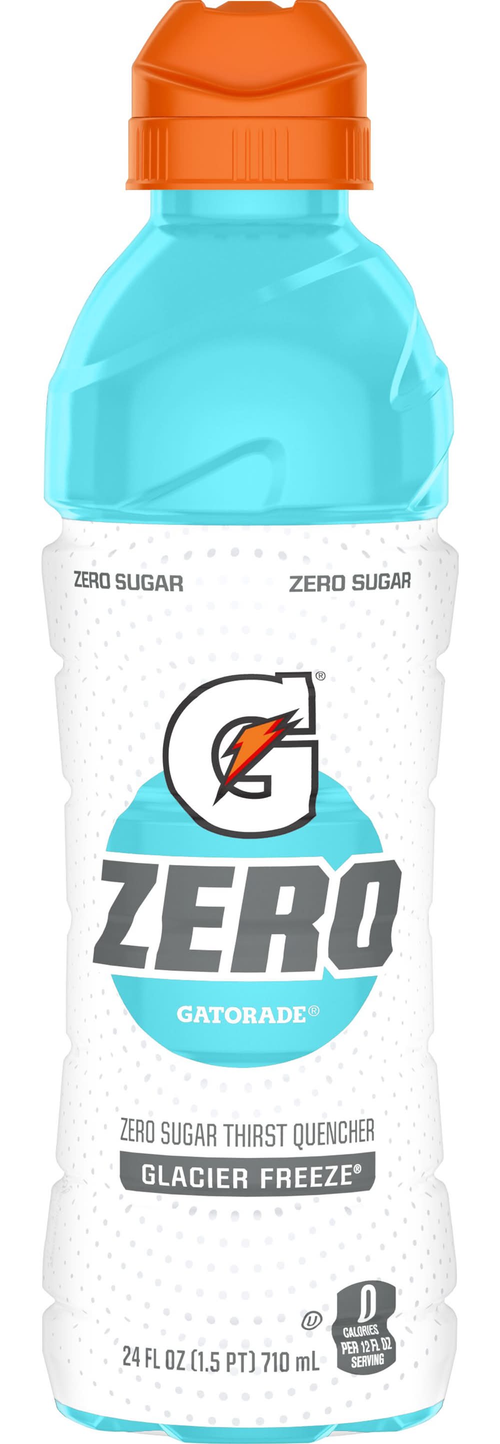 Gatorade Zero Sugar Thirst Quencher, Glacier Freeze (24 fl oz)