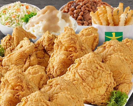 16 Pcs Chicken or Tenders 4 Large Sides