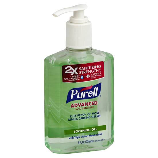 Purell Soothing Gel Advanced Hand Sanitizer (8 fl oz)