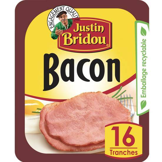 Bacon - justin bridou - 160g