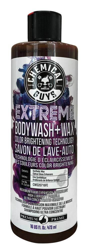 Chemical guys savon de lave-auto extrême avec cire (473 ml) - extreme body wash + wax (473 ml)