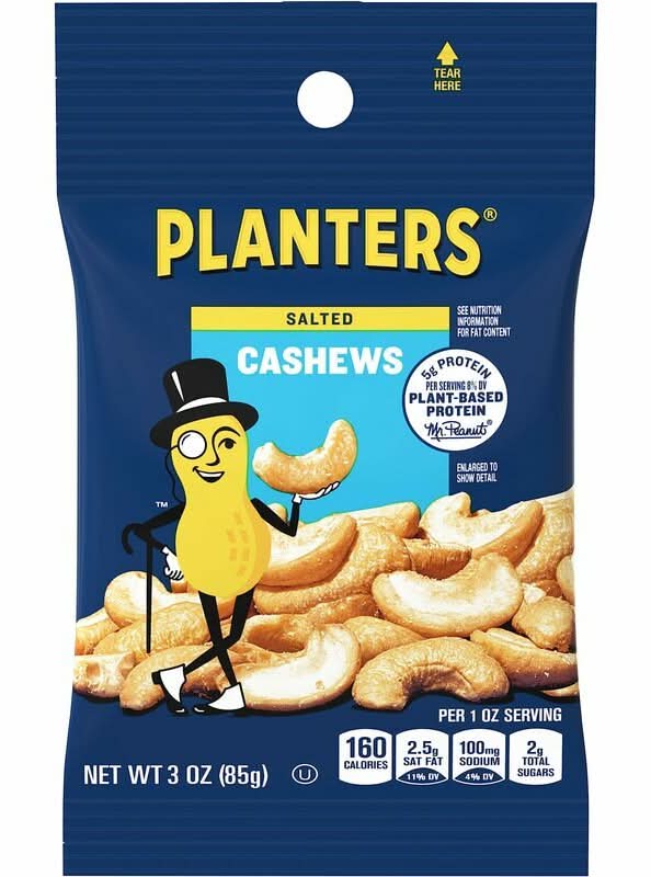 Planters Salted Cashews 3oz