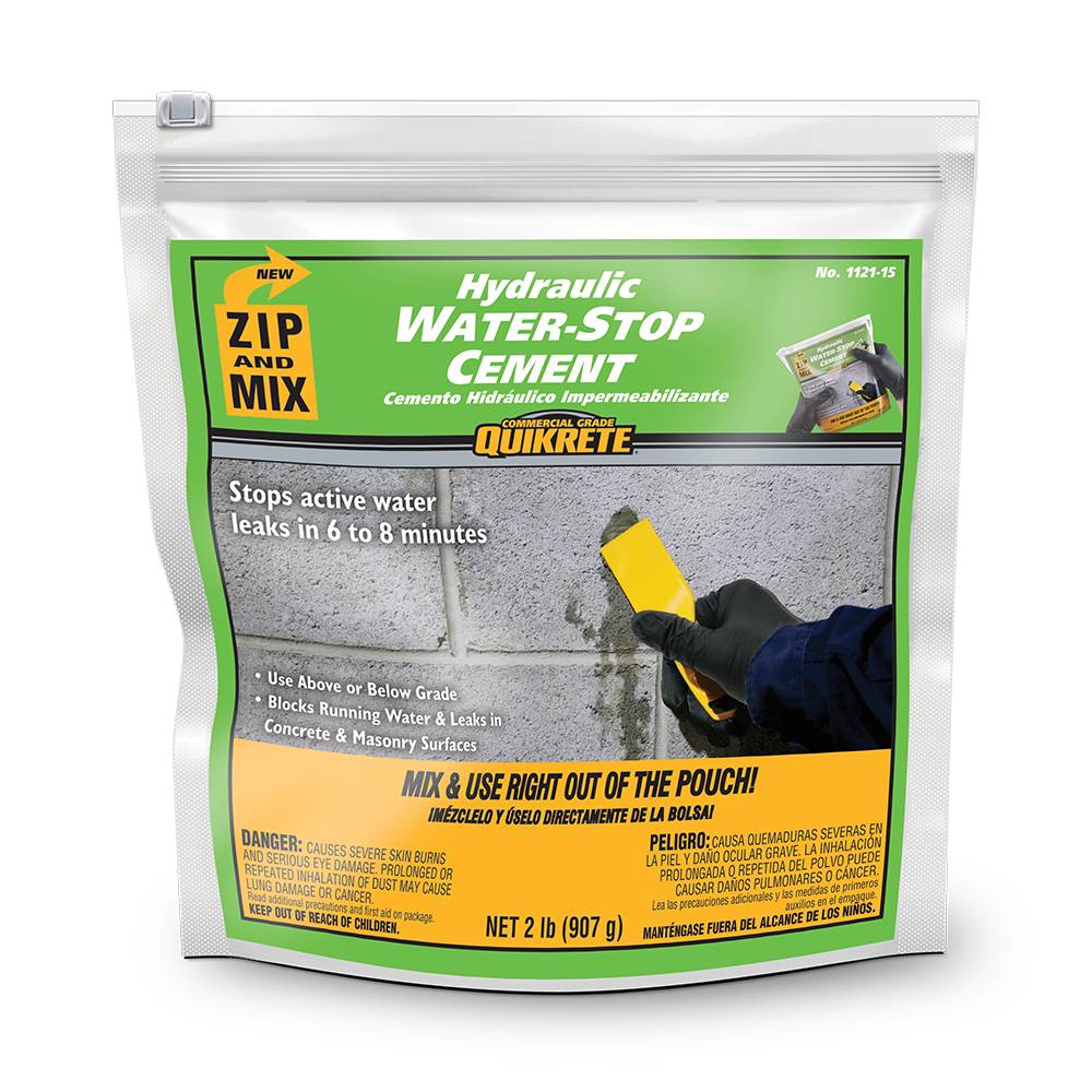 QUIKRETE Zip N Mix Fast Setting 2-lb Concrete Hydraulic Cement | 1121-15