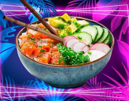 ◓ Poke / Saumon