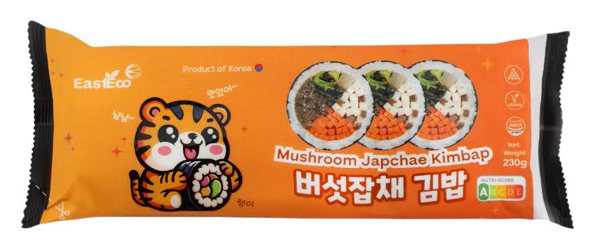 KITCHEN SEOUL Mushroom Japchae Kimbap (230g)
