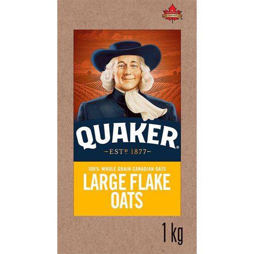 Quaker gros flocons d'avoine (1 kg) - large flake oats (1kg)