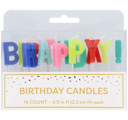 Festive Voice Birthday Candles - 14.0 ea
