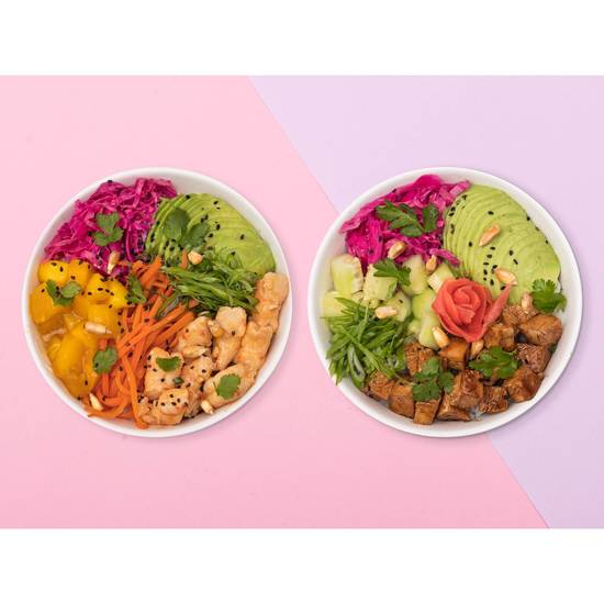 2 Poke Bowls a Elección