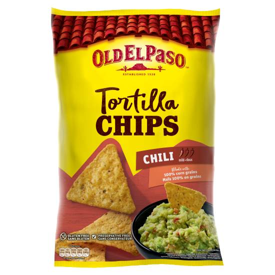 Old El Paso Crunchy Chilli Tortilla Chips 185g