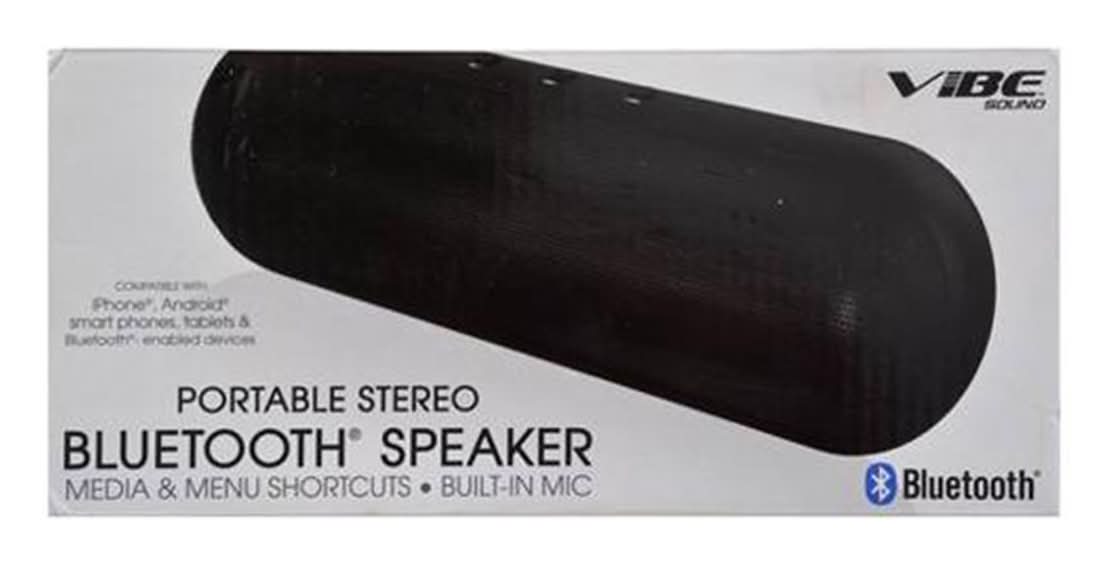 Vibe Portable Stereo Bluetooth Speaker 1 Ct - Assorted