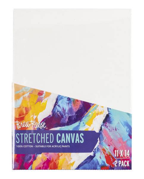 Brea Reese Stretch Canvases, 11" x 14", White, Pack Of 2 Canvases