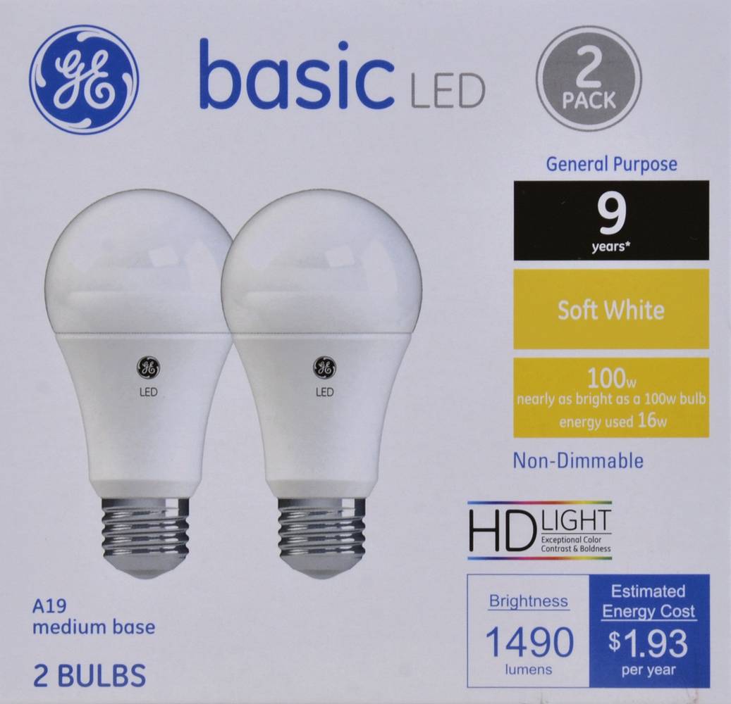 General Electric Light Bulbs