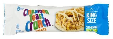 General Mills Cinnamon Toast Crunch Treats Bar King Size 2.1oz