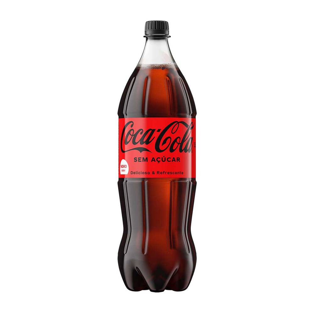 Coca-cola refrigerante sabor original sem açúcar (1.5 l)