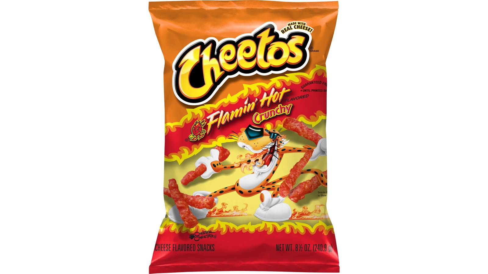 Cheetos Crunchy Flamin' Hot Cheese Flavored Snacks