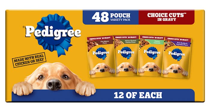 Pedigree Choice Cuts in Gravy Dog Food Variety Pack, 3.5 oz., Count of 48
