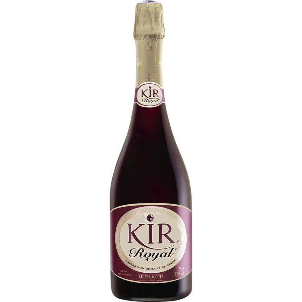Vin Mousseux KIR ROYAL - la bouteille de 75cL