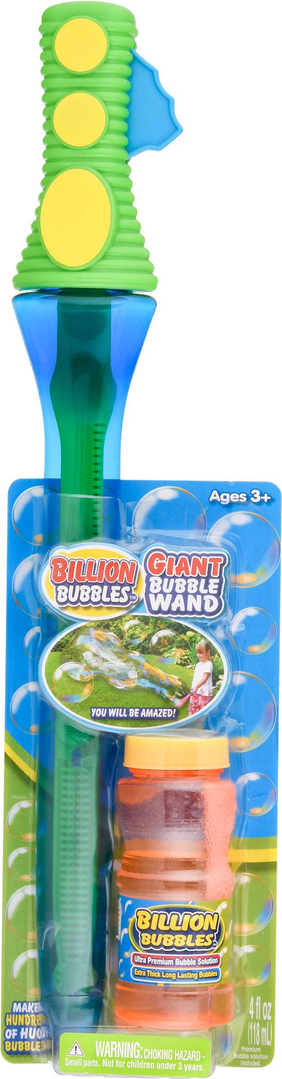 Billion Bubbles Giant Bubble Wand (1 set)