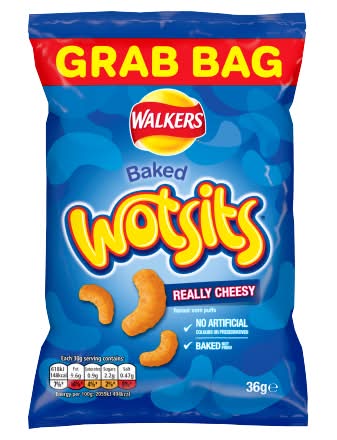 Walkers Really Cheesy, Wotsits Baked Snacks (36g)