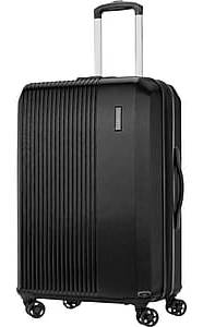 Samsonite Alliance SE 27 Hardside Suitcase, 4-Wheeled Spinner, TSA Checkpoint Friendly, Bass Black  (145794-1027)